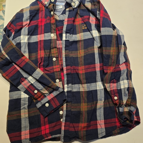 Mayoral Other - Mayoral Red and Blue Plaid Button Down Shirt